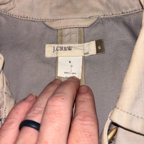 Vintage Y2K J. Crew Women’s Khaki Jacket SZ S - Picture 2 of 7